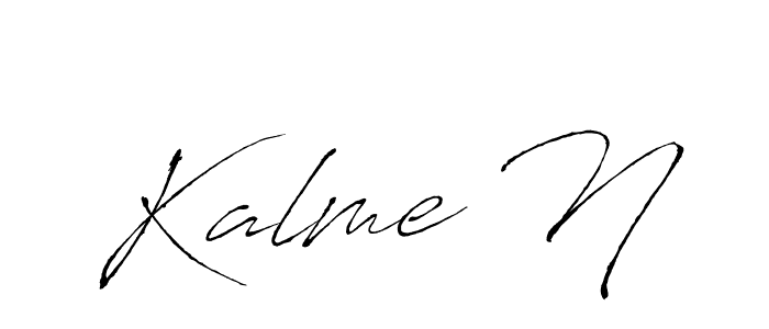 if you are searching for the best signature style for your name Kalme N. so please give up your signature search. here we have designed multiple signature styles  using Antro_Vectra. Kalme N signature style 6 images and pictures png