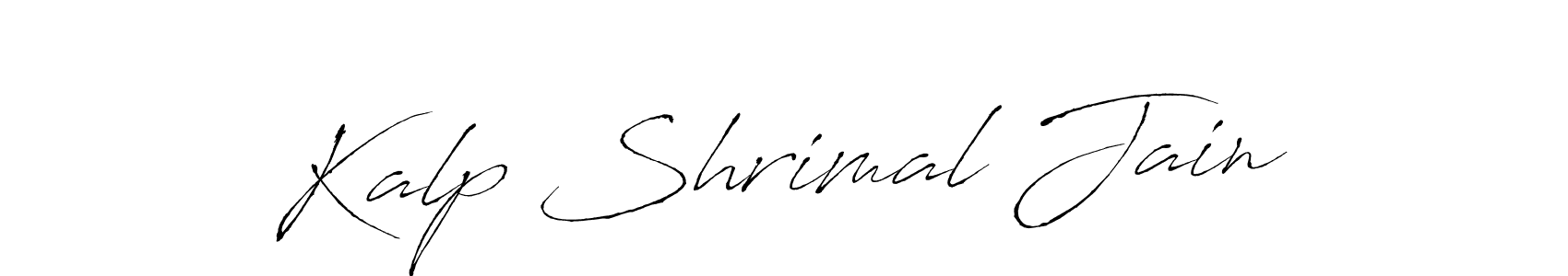 You can use this online signature creator to create a handwritten signature for the name Kalp Shrimal Jain. This is the best online autograph maker. Kalp Shrimal Jain signature style 6 images and pictures png