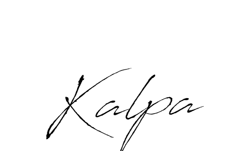 Create a beautiful signature design for name Kalpa. With this signature (Antro_Vectra) fonts, you can make a handwritten signature for free. Kalpa signature style 6 images and pictures png