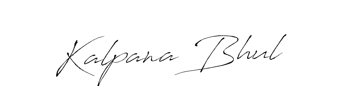 How to make Kalpana Bhul name signature. Use Antro_Vectra style for creating short signs online. This is the latest handwritten sign. Kalpana Bhul signature style 6 images and pictures png