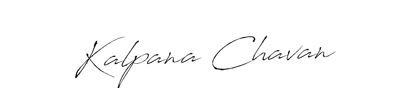 Make a beautiful signature design for name Kalpana Chavan. With this signature (Antro_Vectra) style, you can create a handwritten signature for free. Kalpana Chavan signature style 6 images and pictures png