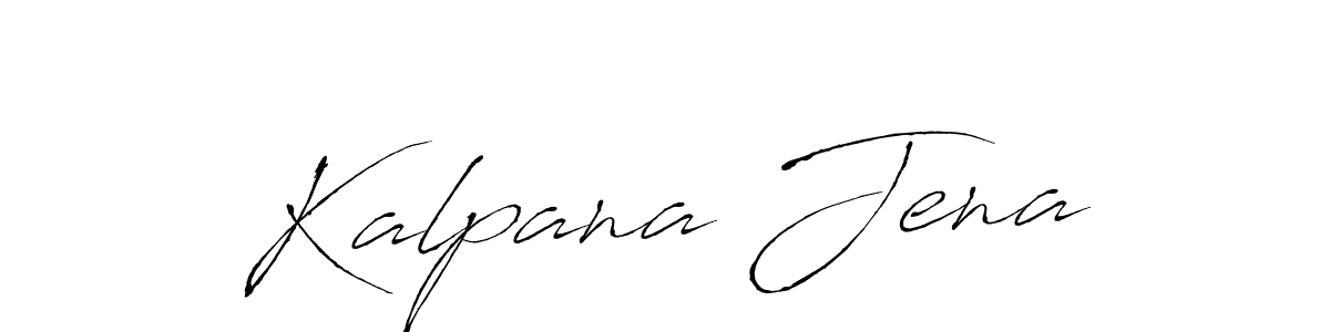 Create a beautiful signature design for name Kalpana Jena. With this signature (Antro_Vectra) fonts, you can make a handwritten signature for free. Kalpana Jena signature style 6 images and pictures png