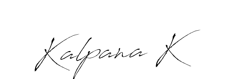 Antro_Vectra is a professional signature style that is perfect for those who want to add a touch of class to their signature. It is also a great choice for those who want to make their signature more unique. Get Kalpana K name to fancy signature for free. Kalpana K signature style 6 images and pictures png