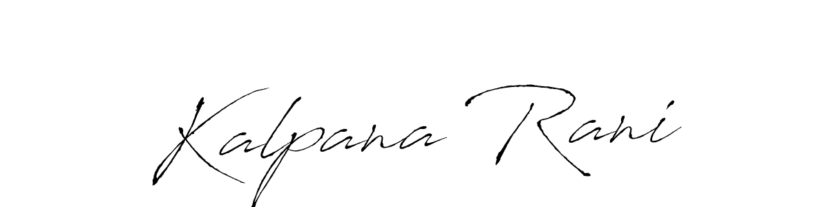 Antro_Vectra is a professional signature style that is perfect for those who want to add a touch of class to their signature. It is also a great choice for those who want to make their signature more unique. Get Kalpana Rani name to fancy signature for free. Kalpana Rani signature style 6 images and pictures png