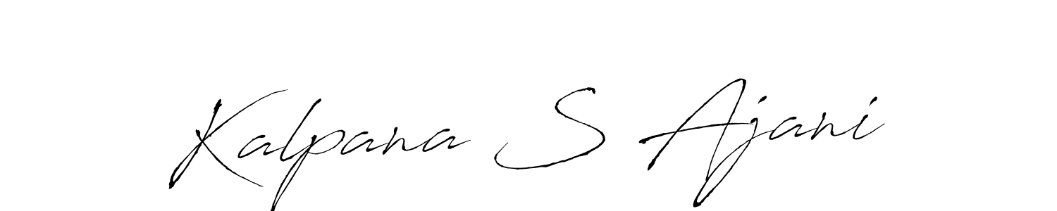 The best way (Antro_Vectra) to make a short signature is to pick only two or three words in your name. The name Kalpana S Ajani include a total of six letters. For converting this name. Kalpana S Ajani signature style 6 images and pictures png