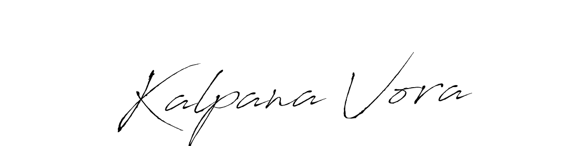 How to make Kalpana Vora name signature. Use Antro_Vectra style for creating short signs online. This is the latest handwritten sign. Kalpana Vora signature style 6 images and pictures png