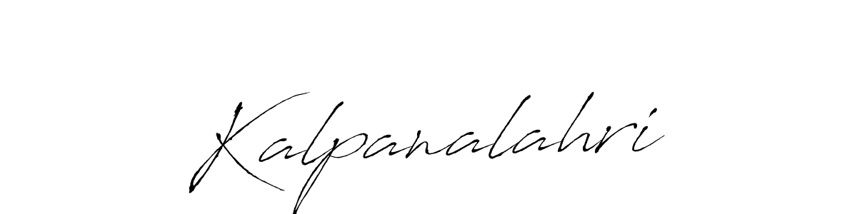 Make a beautiful signature design for name Kalpanalahri. With this signature (Antro_Vectra) style, you can create a handwritten signature for free. Kalpanalahri signature style 6 images and pictures png