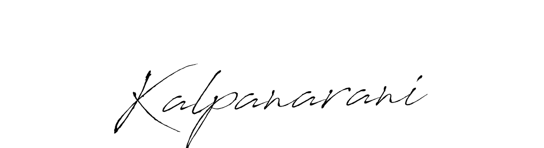 Use a signature maker to create a handwritten signature online. With this signature software, you can design (Antro_Vectra) your own signature for name Kalpanarani. Kalpanarani signature style 6 images and pictures png