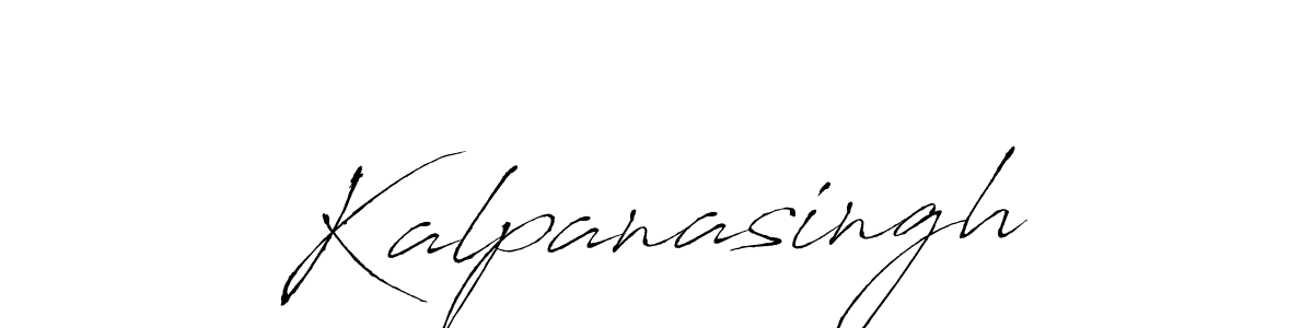 How to make Kalpanasingh name signature. Use Antro_Vectra style for creating short signs online. This is the latest handwritten sign. Kalpanasingh signature style 6 images and pictures png