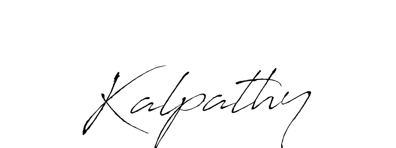 How to make Kalpathy name signature. Use Antro_Vectra style for creating short signs online. This is the latest handwritten sign. Kalpathy signature style 6 images and pictures png