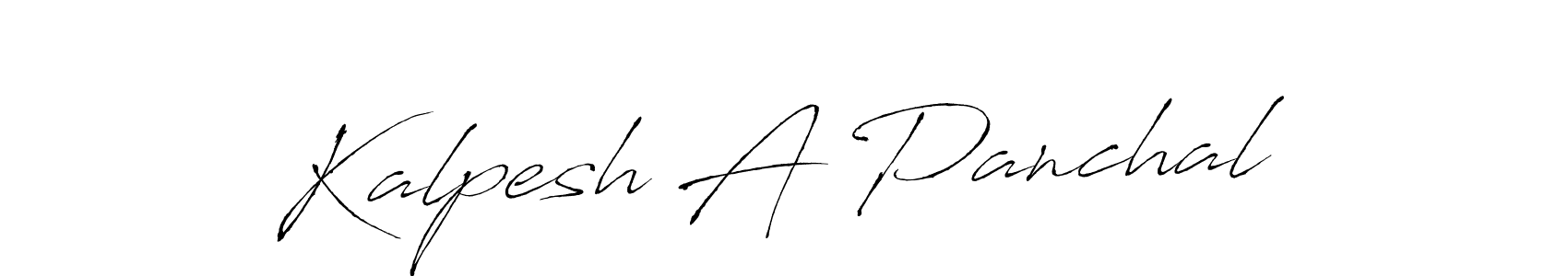 Create a beautiful signature design for name Kalpesh A Panchal. With this signature (Antro_Vectra) fonts, you can make a handwritten signature for free. Kalpesh A Panchal signature style 6 images and pictures png