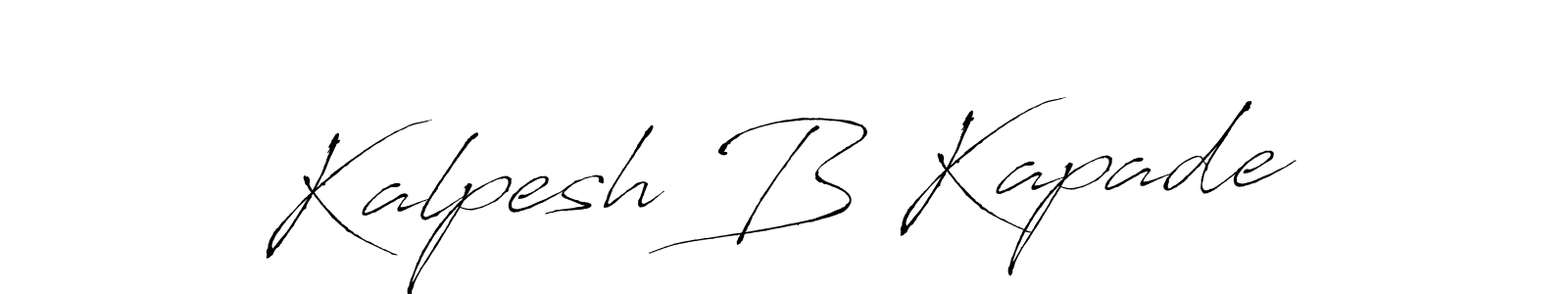 The best way (Antro_Vectra) to make a short signature is to pick only two or three words in your name. The name Kalpesh B Kapade include a total of six letters. For converting this name. Kalpesh B Kapade signature style 6 images and pictures png