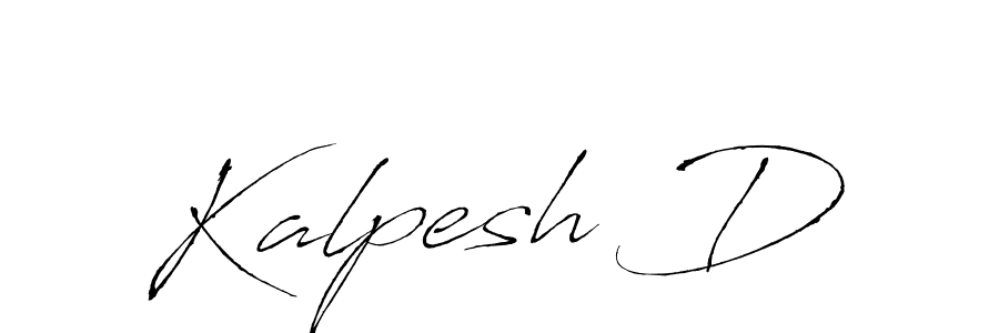 Kalpesh D stylish signature style. Best Handwritten Sign (Antro_Vectra) for my name. Handwritten Signature Collection Ideas for my name Kalpesh D. Kalpesh D signature style 6 images and pictures png
