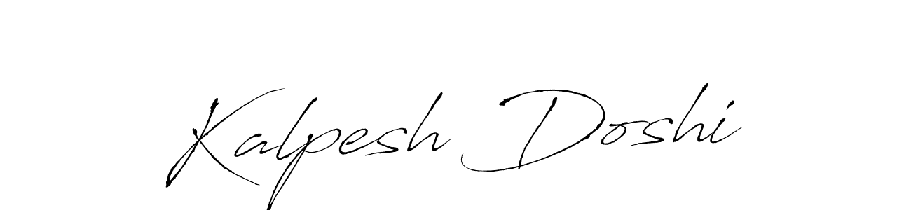 Design your own signature with our free online signature maker. With this signature software, you can create a handwritten (Antro_Vectra) signature for name Kalpesh Doshi. Kalpesh Doshi signature style 6 images and pictures png