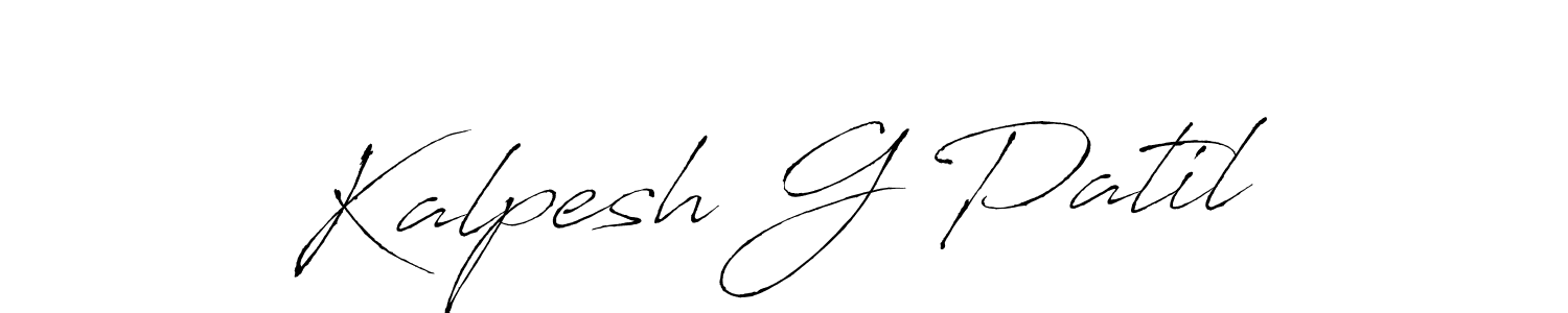 It looks lik you need a new signature style for name Kalpesh G Patil. Design unique handwritten (Antro_Vectra) signature with our free signature maker in just a few clicks. Kalpesh G Patil signature style 6 images and pictures png