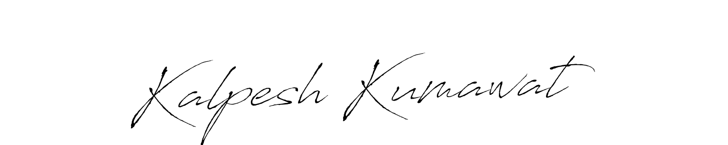 Create a beautiful signature design for name Kalpesh Kumawat. With this signature (Antro_Vectra) fonts, you can make a handwritten signature for free. Kalpesh Kumawat signature style 6 images and pictures png