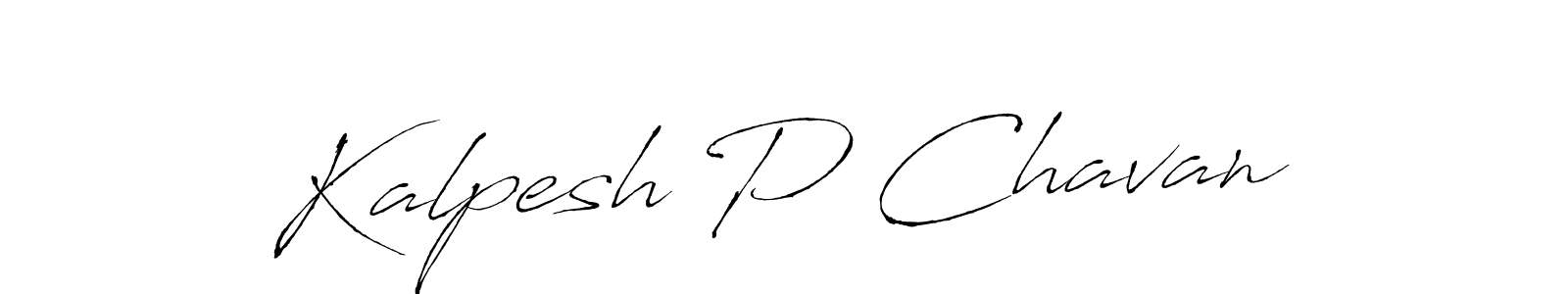 Kalpesh P Chavan stylish signature style. Best Handwritten Sign (Antro_Vectra) for my name. Handwritten Signature Collection Ideas for my name Kalpesh P Chavan. Kalpesh P Chavan signature style 6 images and pictures png