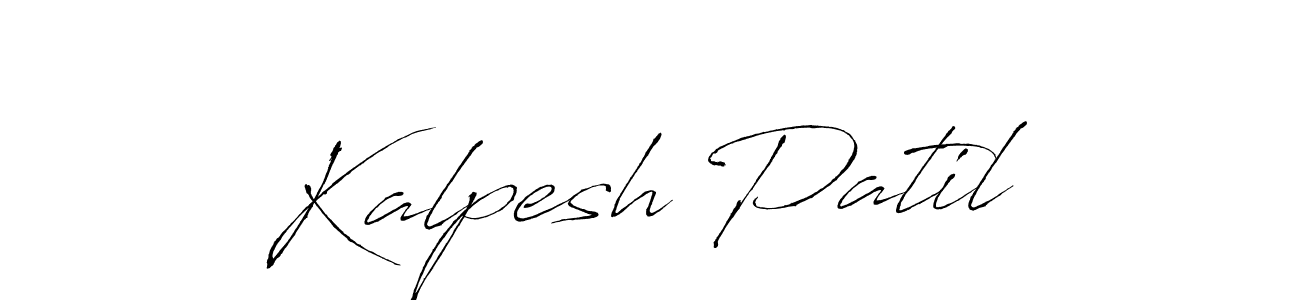 Design your own signature with our free online signature maker. With this signature software, you can create a handwritten (Antro_Vectra) signature for name Kalpesh Patil. Kalpesh Patil signature style 6 images and pictures png