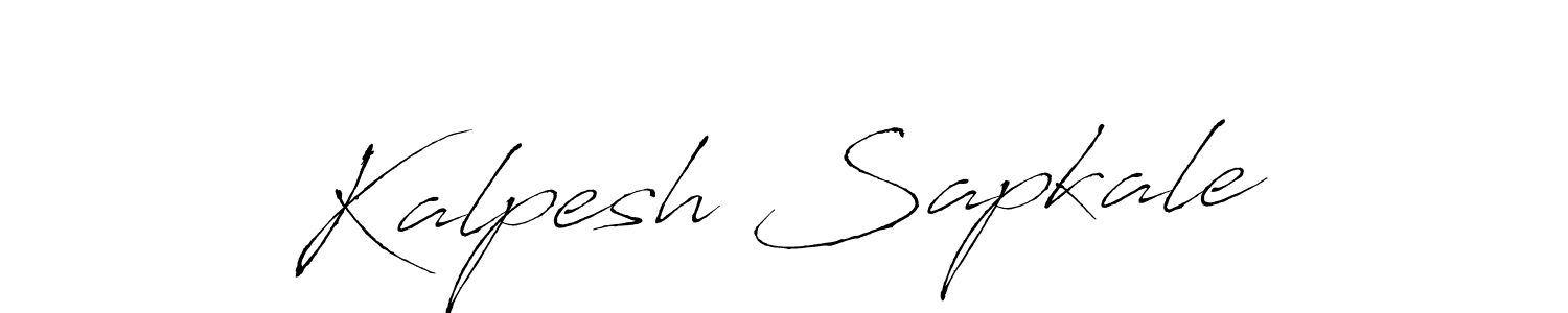 This is the best signature style for the Kalpesh Sapkale name. Also you like these signature font (Antro_Vectra). Mix name signature. Kalpesh Sapkale signature style 6 images and pictures png