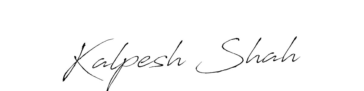 Design your own signature with our free online signature maker. With this signature software, you can create a handwritten (Antro_Vectra) signature for name Kalpesh Shah. Kalpesh Shah signature style 6 images and pictures png