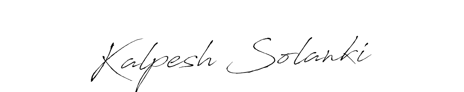 The best way (Antro_Vectra) to make a short signature is to pick only two or three words in your name. The name Kalpesh Solanki include a total of six letters. For converting this name. Kalpesh Solanki signature style 6 images and pictures png