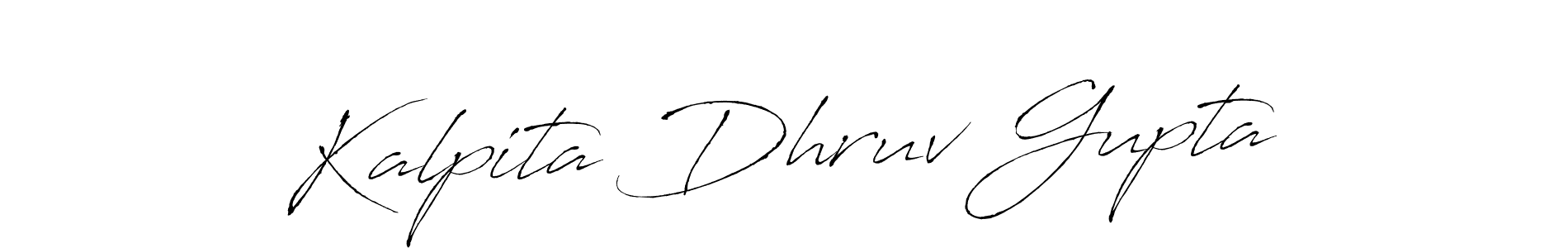 Also we have Kalpita Dhruv Gupta name is the best signature style. Create professional handwritten signature collection using Antro_Vectra autograph style. Kalpita Dhruv Gupta signature style 6 images and pictures png