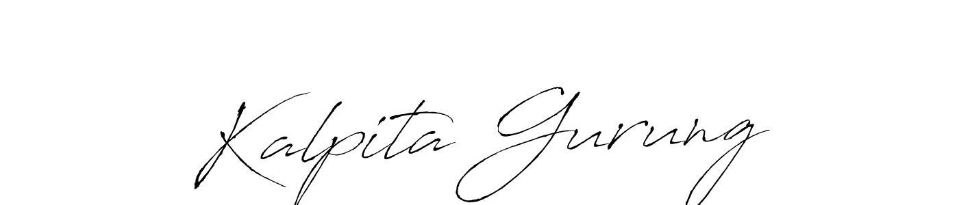 Also You can easily find your signature by using the search form. We will create Kalpita Gurung name handwritten signature images for you free of cost using Antro_Vectra sign style. Kalpita Gurung signature style 6 images and pictures png