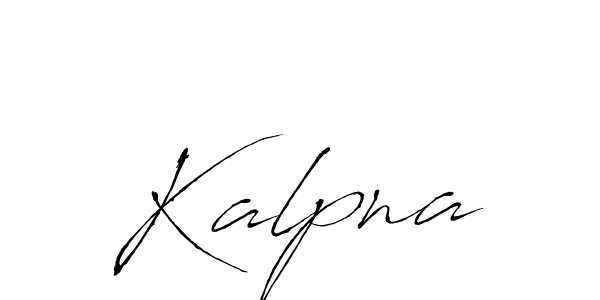 Design your own signature with our free online signature maker. With this signature software, you can create a handwritten (Antro_Vectra) signature for name Kalpna. Kalpna signature style 6 images and pictures png