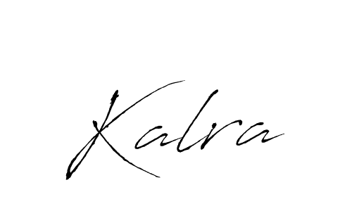 Design your own signature with our free online signature maker. With this signature software, you can create a handwritten (Antro_Vectra) signature for name Kalra. Kalra signature style 6 images and pictures png