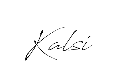 How to make Kalsi signature? Antro_Vectra is a professional autograph style. Create handwritten signature for Kalsi name. Kalsi signature style 6 images and pictures png