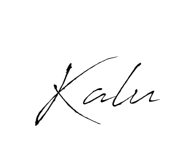 How to make Kalu signature? Antro_Vectra is a professional autograph style. Create handwritten signature for Kalu name. Kalu signature style 6 images and pictures png