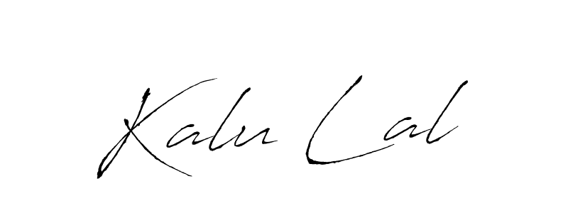 Make a beautiful signature design for name Kalu Lal. With this signature (Antro_Vectra) style, you can create a handwritten signature for free. Kalu Lal signature style 6 images and pictures png