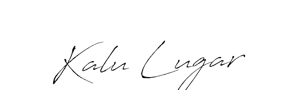 This is the best signature style for the Kalu Lugar name. Also you like these signature font (Antro_Vectra). Mix name signature. Kalu Lugar signature style 6 images and pictures png