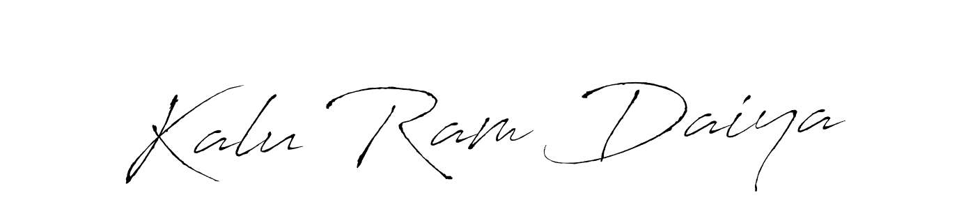 Similarly Antro_Vectra is the best handwritten signature design. Signature creator online .You can use it as an online autograph creator for name Kalu Ram Daiya. Kalu Ram Daiya signature style 6 images and pictures png