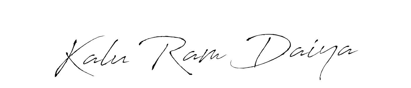 Similarly Antro_Vectra is the best handwritten signature design. Signature creator online .You can use it as an online autograph creator for name Kalu Ram Daiya. Kalu Ram Daiya signature style 6 images and pictures png