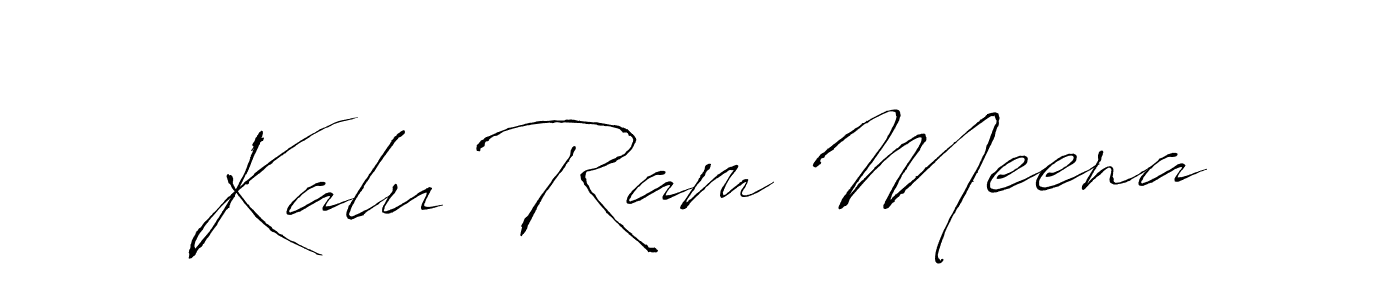 Make a beautiful signature design for name Kalu Ram Meena. With this signature (Antro_Vectra) style, you can create a handwritten signature for free. Kalu Ram Meena signature style 6 images and pictures png