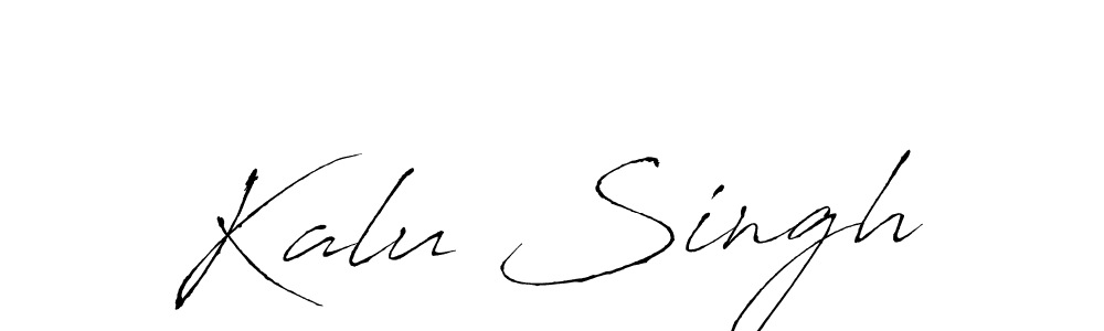 Kalu Singh stylish signature style. Best Handwritten Sign (Antro_Vectra) for my name. Handwritten Signature Collection Ideas for my name Kalu Singh. Kalu Singh signature style 6 images and pictures png