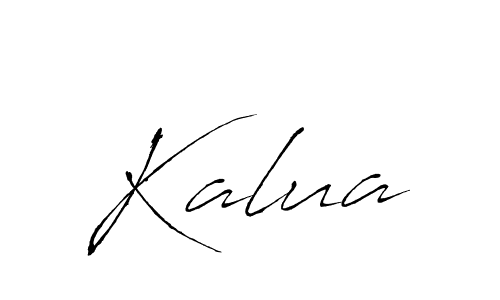 Kalua stylish signature style. Best Handwritten Sign (Antro_Vectra) for my name. Handwritten Signature Collection Ideas for my name Kalua. Kalua signature style 6 images and pictures png