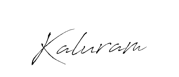 Also we have Kaluram name is the best signature style. Create professional handwritten signature collection using Antro_Vectra autograph style. Kaluram signature style 6 images and pictures png