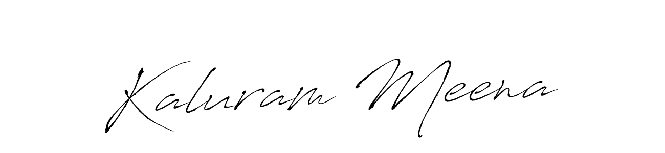 How to make Kaluram Meena name signature. Use Antro_Vectra style for creating short signs online. This is the latest handwritten sign. Kaluram Meena signature style 6 images and pictures png