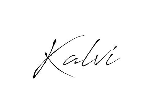 Use a signature maker to create a handwritten signature online. With this signature software, you can design (Antro_Vectra) your own signature for name Kalvi. Kalvi signature style 6 images and pictures png