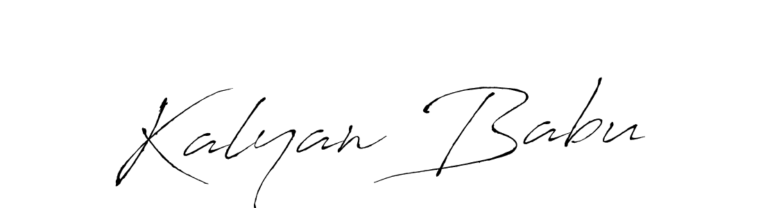 Create a beautiful signature design for name Kalyan Babu. With this signature (Antro_Vectra) fonts, you can make a handwritten signature for free. Kalyan Babu signature style 6 images and pictures png