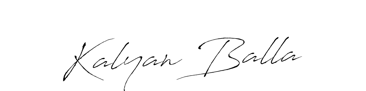 How to make Kalyan Balla signature? Antro_Vectra is a professional autograph style. Create handwritten signature for Kalyan Balla name. Kalyan Balla signature style 6 images and pictures png
