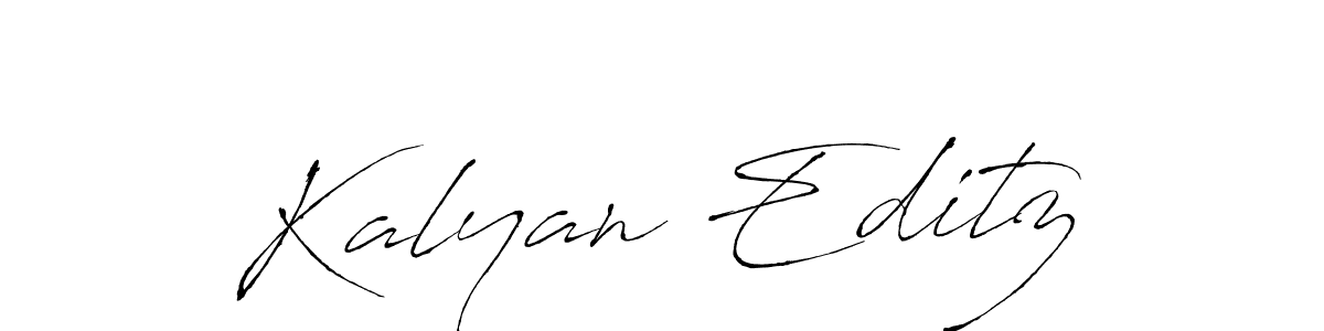 It looks lik you need a new signature style for name Kalyan Editz. Design unique handwritten (Antro_Vectra) signature with our free signature maker in just a few clicks. Kalyan Editz signature style 6 images and pictures png