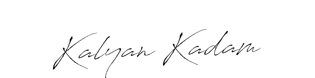 Design your own signature with our free online signature maker. With this signature software, you can create a handwritten (Antro_Vectra) signature for name Kalyan Kadam. Kalyan Kadam signature style 6 images and pictures png