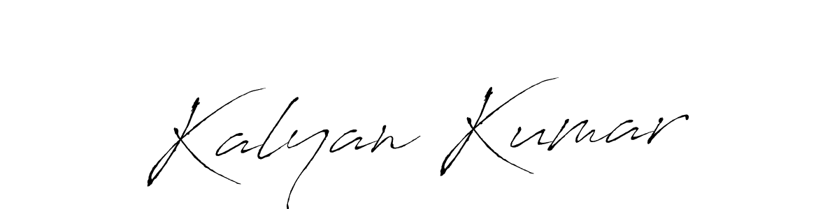 Design your own signature with our free online signature maker. With this signature software, you can create a handwritten (Antro_Vectra) signature for name Kalyan Kumar. Kalyan Kumar signature style 6 images and pictures png