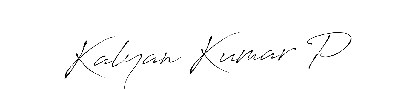 Make a beautiful signature design for name Kalyan Kumar P. With this signature (Antro_Vectra) style, you can create a handwritten signature for free. Kalyan Kumar P signature style 6 images and pictures png