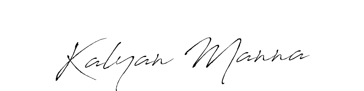 Make a beautiful signature design for name Kalyan Manna. With this signature (Antro_Vectra) style, you can create a handwritten signature for free. Kalyan Manna signature style 6 images and pictures png