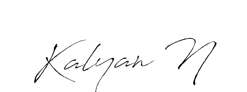 Antro_Vectra is a professional signature style that is perfect for those who want to add a touch of class to their signature. It is also a great choice for those who want to make their signature more unique. Get Kalyan N name to fancy signature for free. Kalyan N signature style 6 images and pictures png