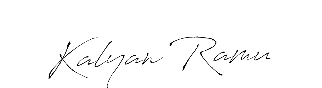 Also we have Kalyan Ramu name is the best signature style. Create professional handwritten signature collection using Antro_Vectra autograph style. Kalyan Ramu signature style 6 images and pictures png